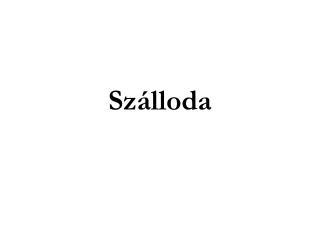 Szálloda