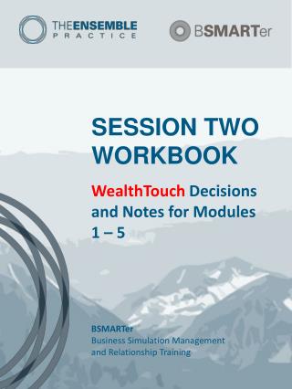 SESSION TWO WORKBOOK
