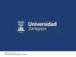 Calendario electoral Vicerrectorado de Estudiantes y Empleo