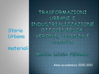 Anno accademico 2010-2011