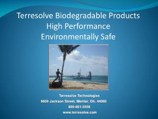 Terresolve Technologies 9609 Jackson Street, Mentor, Oh, 44060	 800-661-3558 terresolve