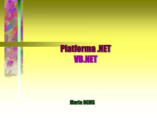 Platforma .NET VB.NET