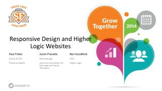 Responsive Design and Higher Logic Websites