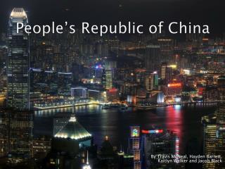 People’s Republic of China