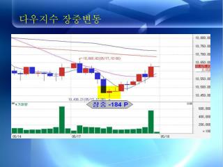 다우지수 장중변동