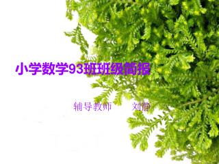 小学数学93班班级简报