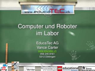 Computer und Roboter im Labor
