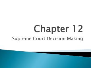 Chapter 12