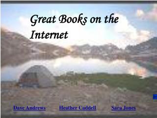 Great Books on the Internet