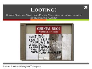 Looting: