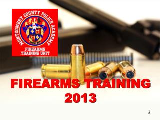 FIREARMS TRAINING 2013