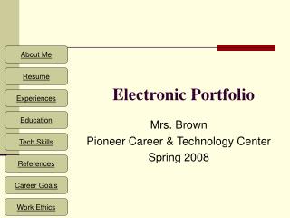 Electronic Portfolio