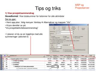 Tips og triks