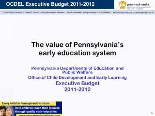 The value of Pennsylvania’s early education system