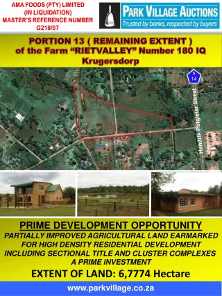 PRIME DEVELOPMENT OPPORTUNITY