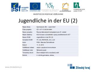 Jugendliche in der EU (2)