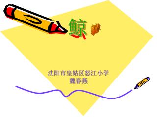 沈阳市皇姑区怒江小学 魏春燕