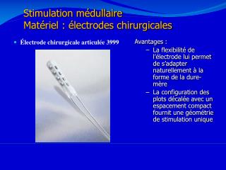 Électrode chirurgicale articulée 3999