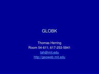 GLOBK