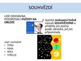 SOUHVĚZDÍ