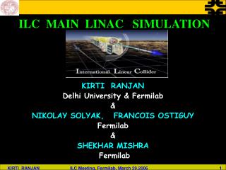 ILC MAIN LINAC SIMULATION