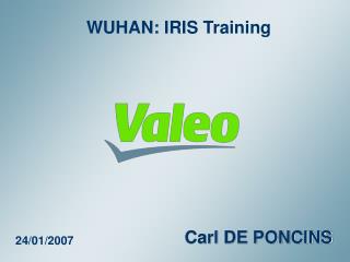 WUHAN: I RIS Training