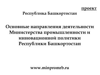 проект Республика Башкортостан