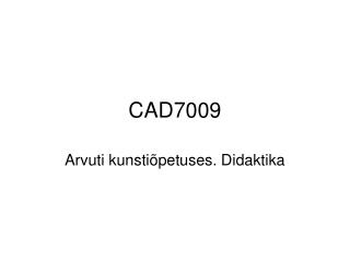 CAD700 9