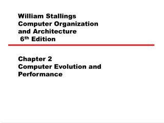 William Stallings Computer Organization and Architecture 6 th Edition