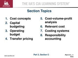 Section Topics