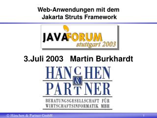 Web-Anwendungen mit dem Jakarta Struts Framework