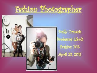 Fashion Photographer