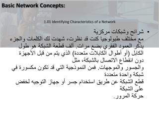 Basic Network Concepts: