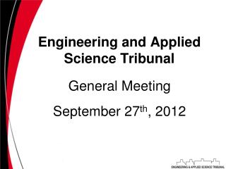 Engineering and Applied Science Tribunal