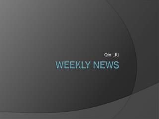 Weekly news