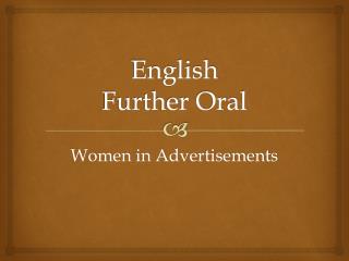 English Further Oral