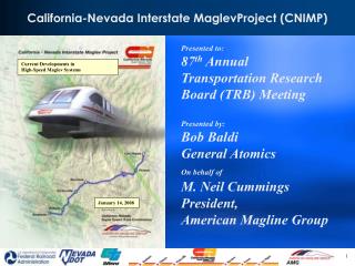 California-Nevada Interstate MaglevProject (CNIMP)