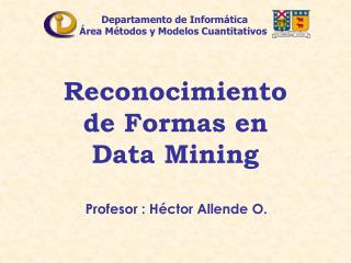 Reconocimiento de Formas en Data Mining