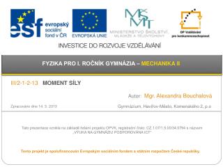 Gymnázium, Havířov -Město, Komenského 2, p.o