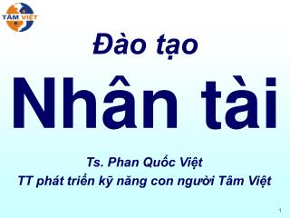 Đào tạo Nhân tài