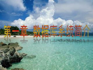 第一章 数据库系统简介