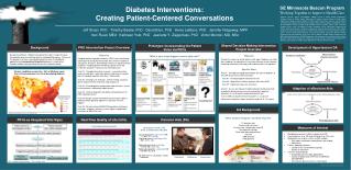 Diabetes Interventions: Creating Patient-Centered Conversations