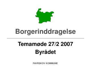 Borgerinddragelse