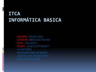 ITCA INFORMÁTICA BASICA