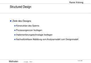 Structured Design