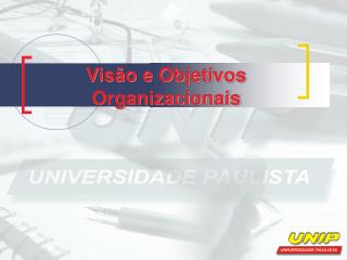 Visão e Objetivos Organizacionais