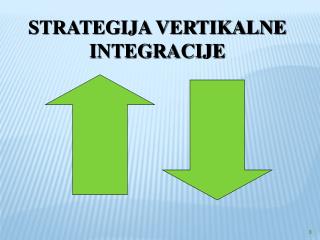 STRATEGIJA VERTIKALNE INTEGRACIJE