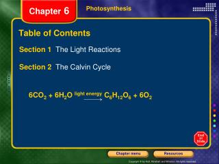 Table of Contents