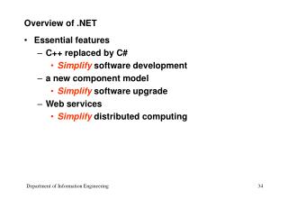 Overview of .NET