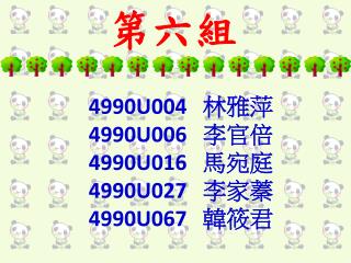 第六組
